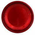 Floristik24 Decorative plate made of metal red with glaze effect Ø30cm