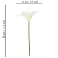 Artificial White Tiger Lily Bouquet for Vases and Arrangements, 29cm, Set of 6 | Floristik24.co.uk
