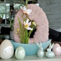 Floristik24 Table top egg pastel green 15cm