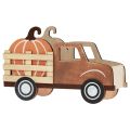 Floristik24 Table decoration autumn pumpkin decoration delivery truck wood 20×7.5×12.5cm