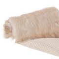 Beige Faux Fur Table Runner, 24 x 140 cm | Floristik24.co.uk