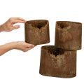 Oval Metal Planter Set with