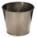 Metal Planter with Glitter