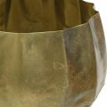 Floristik24 Decorative bowl brass metal bowl Ø22/18/14cm set of 3