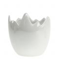 Floristik24 Planter eggshell white mother-of-pearl Ø11cm H11cm 2pcs