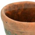 Floristik24 Plant pot cachepot vintage natural clay Ø8.5cm H7cm 4pcs
