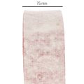 Two-tone pot hinge made of 100% wool as a decorative felt ribbon, white/red, 7.5cm wide, 5m long | Floristik24.co.uk