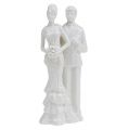 Floristik24 Cake figure newlyweds white 17cm