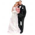 Floristik24 Cake figure bride and groom 13cm