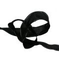 Floristik24 Mourning ribbon black with wire edge 40mm 20m