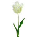 Floristik24 Tulip artificial white 70cm
