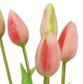 Floristik24 Tulip collar pink real touch