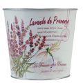 Floristik24 Planter metal lavender flower pot small Ø18cm H15.5cm