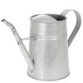 Floristik24 Galvanized decorative watering can, metal, grey, vintage look, 1.7L, H23cm, for stylish flower decorations &amp; planters
