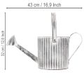 Vintage planter Ø17cm, decorative watering can, metal planter shabby chic | Floristik24.co.uk