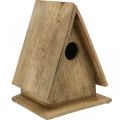 Floristik24 Decorative bird house, nesting box for standing natural wood H21cm
