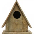 Floristik24 Birdhouse for standing, decorative nesting box natural wood H29cm
