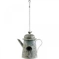 Floristik24 Decorative birdhouse vintage, decorative jug metal for hanging H28.5cm