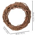 Natural Wicker Wreath 40cm for DIY Floral Decorations | Floristik24.co.uk