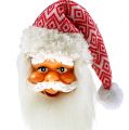 Floristik24 Christmas pendant Santa head 14cm, 20cm 2pcs