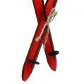 Floristik24 Christmas decoration ski red 11.5cm 16pcs
