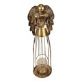 Christmas angel Christmas, candle holder metal golden antique look 52cm