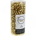 Floristik24 Christmas garland Christmas tree decoration chain pearls gold 9m