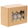 Mini Glass Christmas Baubles Set 3cm, Copper, Orange & Gold, 22 Pieces | Floristik24.co.uk
