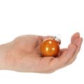 Set of 24 Colourful Glass Christmas Baubles, 40mm, Glossy Finish | Floristik24.co.uk