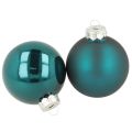 Floristik24 Christmas bauble, matte and glossy, festive Christmas tree ornament, 6cm, 24 pieces