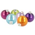 Floristik24 Christmas Bauble Set Colourful Glass Tree Ornaments 75mm 14pcs