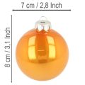Christmas Bauble Set Colourful Glass Tree Ornaments 75mm 14pcs | Floristik24.co.uk