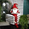 Floristik24 Santa Claus edge stool decorative figure Christmas 28×22×88cm