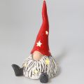 Floristik24 Decorative figure Christmas elf with light red, gray 20cm