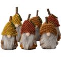 Floristik24 Gnome figurine set with knitted hat and acorn, 10cm, 6 pieces
