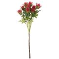Artificial Red Thistle Stem 67cm Decorative Branch Set of 3 | Floristik24.co.uk