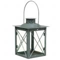 Floristik24 Metal lantern gray 12cm x 12cm H13cm