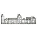 Metal House Row with Tealight