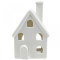 Floristik24 Wind light house ceramic light house Advent white H14cm 2pcs