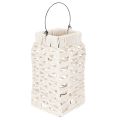 Floristik24 Hanging lantern, summer decoration, lantern, macramé H35.5cm W19cm