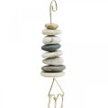 Floristik24 Wind Chime Hanger Chime Maritime with Stones H50cm