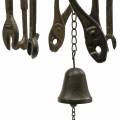 Floristik24 Wind chime to hang with tools 75cm