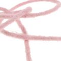 Floristik24 Wool cord pink 3mm 100m