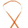 Floristik24 Gift ribbon dotted decorative ribbon orange 10mm 25m