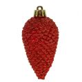 Floristik24 Christmas tree decorations cones red 9cm 6pcs