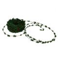 Floristik24 Cedar garland mini green with wire 27m