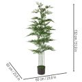 Artificial Bamboo Tree Green 132 cm Indoor Plant | Floristik24.co.uk