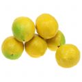 Floristik24 Decorative lemons 10cm 6pcs