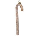 Floristik24 Candy Cane Glass Ornament with Snowflake Design 22cm Bronze
