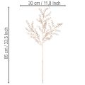 Artificial Branch with Small Berries 85cm Champagne | Floristik24.co.uk